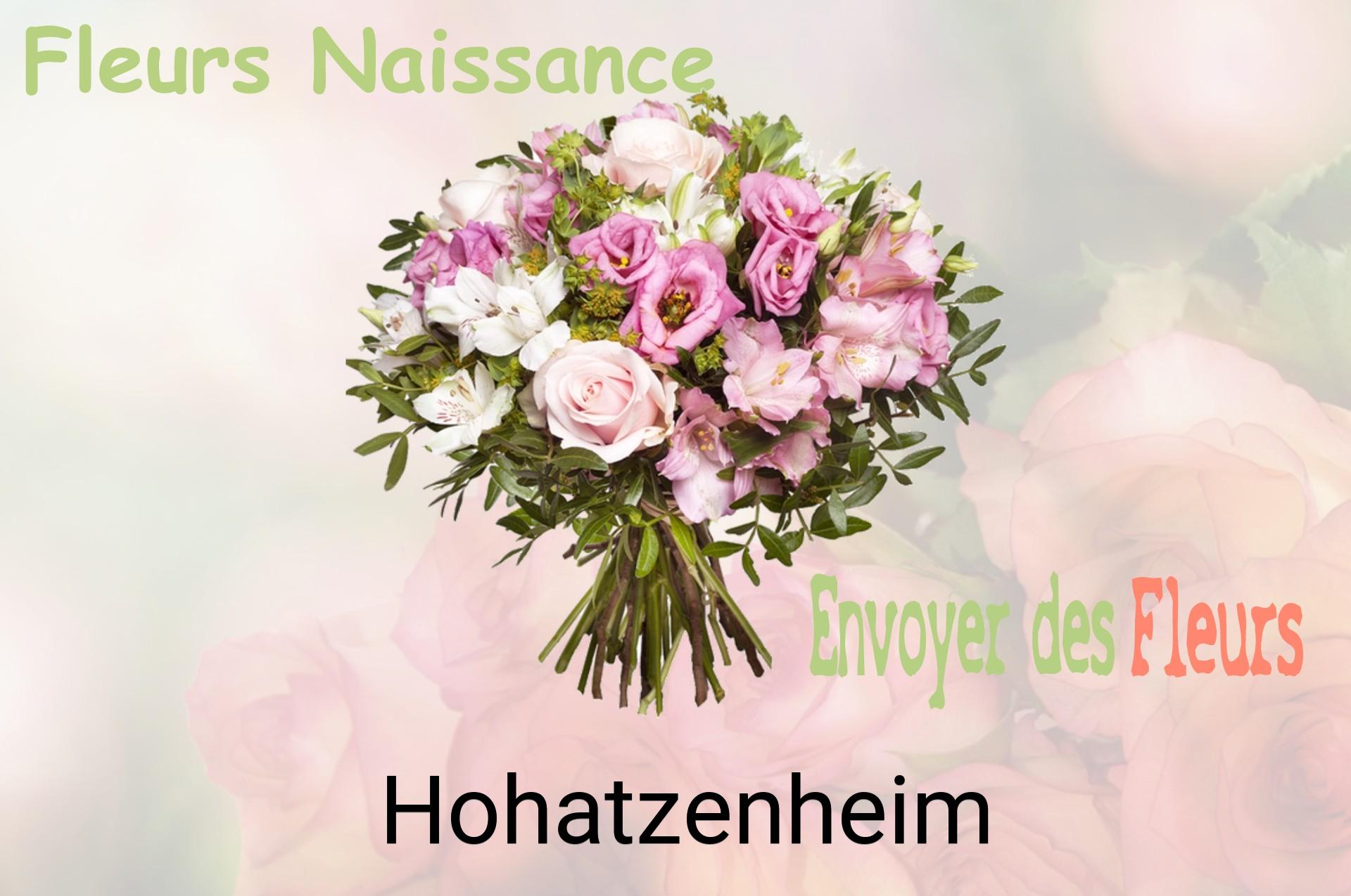 Bouquet de fleurs de naissance livré à Hohatzenheim